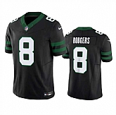 Men & Women & Youth New York Jets #8 Aaron Rodgers Black 2024 F.U.S.E. Vapor Limited Football Stitched Jersey,baseball caps,new era cap wholesale,wholesale hats